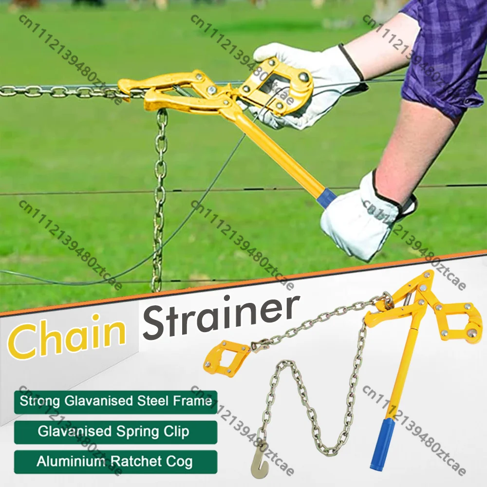 Heavy Duty Compact Wire Fence Strainer Tightener Stretcher Tool For Farm Cattle Fencing