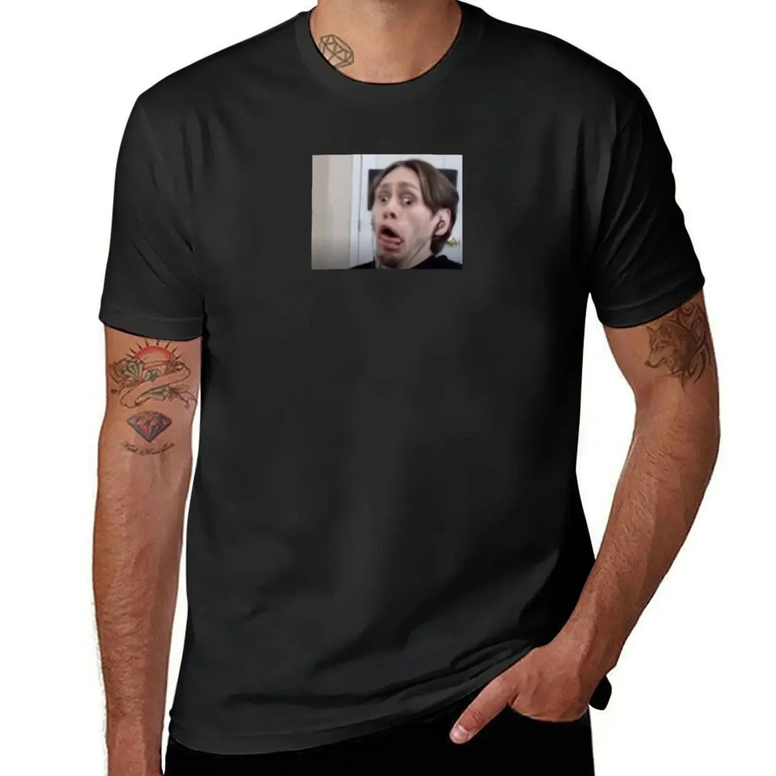 

jerma sus T-Shirt tees summer top mens fashion