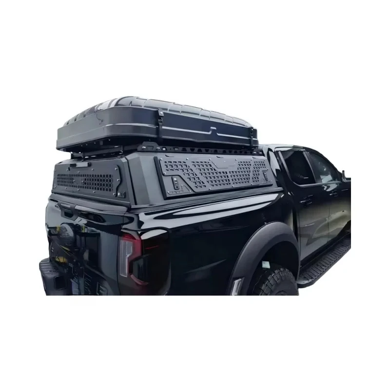 

Durable High Strength Aluminum Steel Car Top Camper Roof Rack Canopy Bed Hard Cover Canopy
