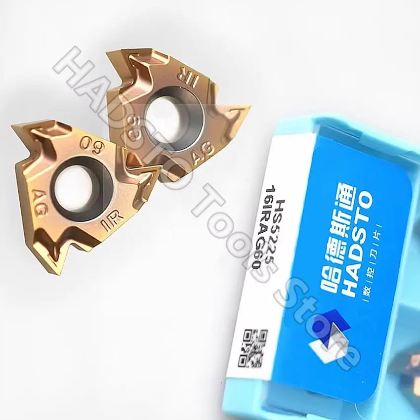 

16ERAG60 HS5125/16IRAG60 HS5125/16ERAG60 HS5225/16IRAG60 HS5225 HADSTO carbide inserts Threaded inserts