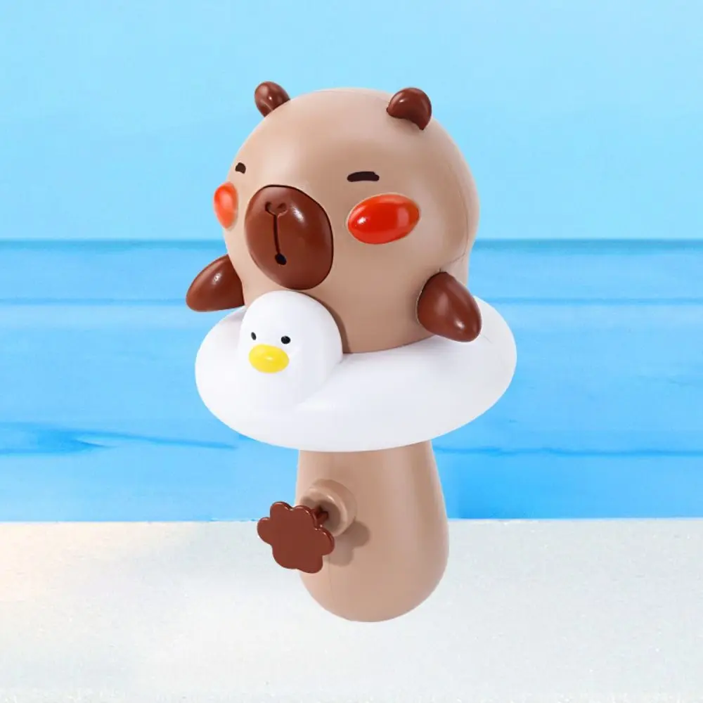Capibara Animale marino Spruzzo d'acqua Giocattoli Pressa Design animale Fontana da bagno Giocattolo Palmare Carino Spruzzatore per festival con stampa d'acqua