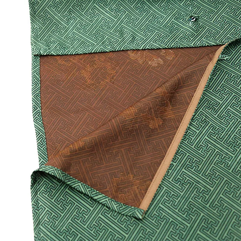 BirdTree-น้ําผ้าพันคอผ้าไหมElegantเสื้อผู้หญิงขาตั้งปุ่มJacquard,Retroเดินทางเสื้อหลวม,2025 ฤดูร้อนใหม่T57560CC