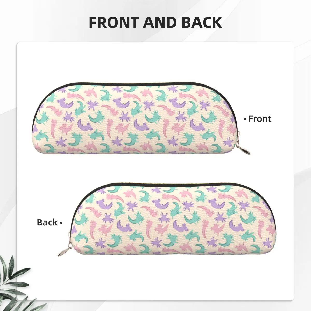 ウーパールーパー鉛筆ケース鉛筆ポーチ収納文具用品大容量ペンボックス鉛筆バッグ学生ギフト用