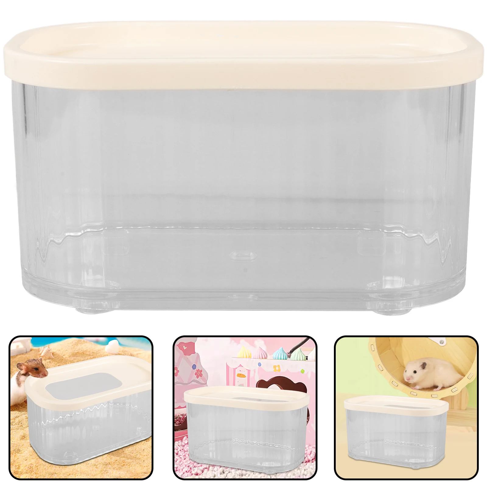

Hamster Bathroom Dust Sand House Small Animals Accessories Space Houses Large