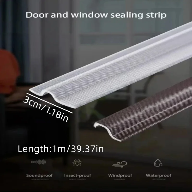 A Self-Adhesive Sealing Strip for Windows That Is Resistant to Weather Conditions - Made of Plastic, It Is Waterproof, Windproof