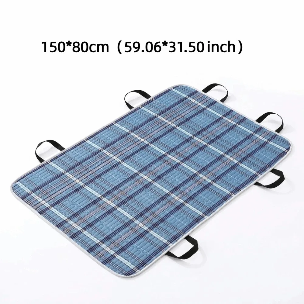 Washable Patient Positioning Transfer Pad Leak-Resistant Flexible Rolling Over Aid Pad Lightweight Low Friction Protection Pad