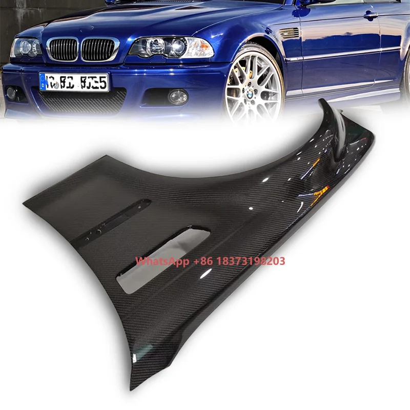 

New High Quality Wet Carbon Fiber Fender for E46 M3 Coupe