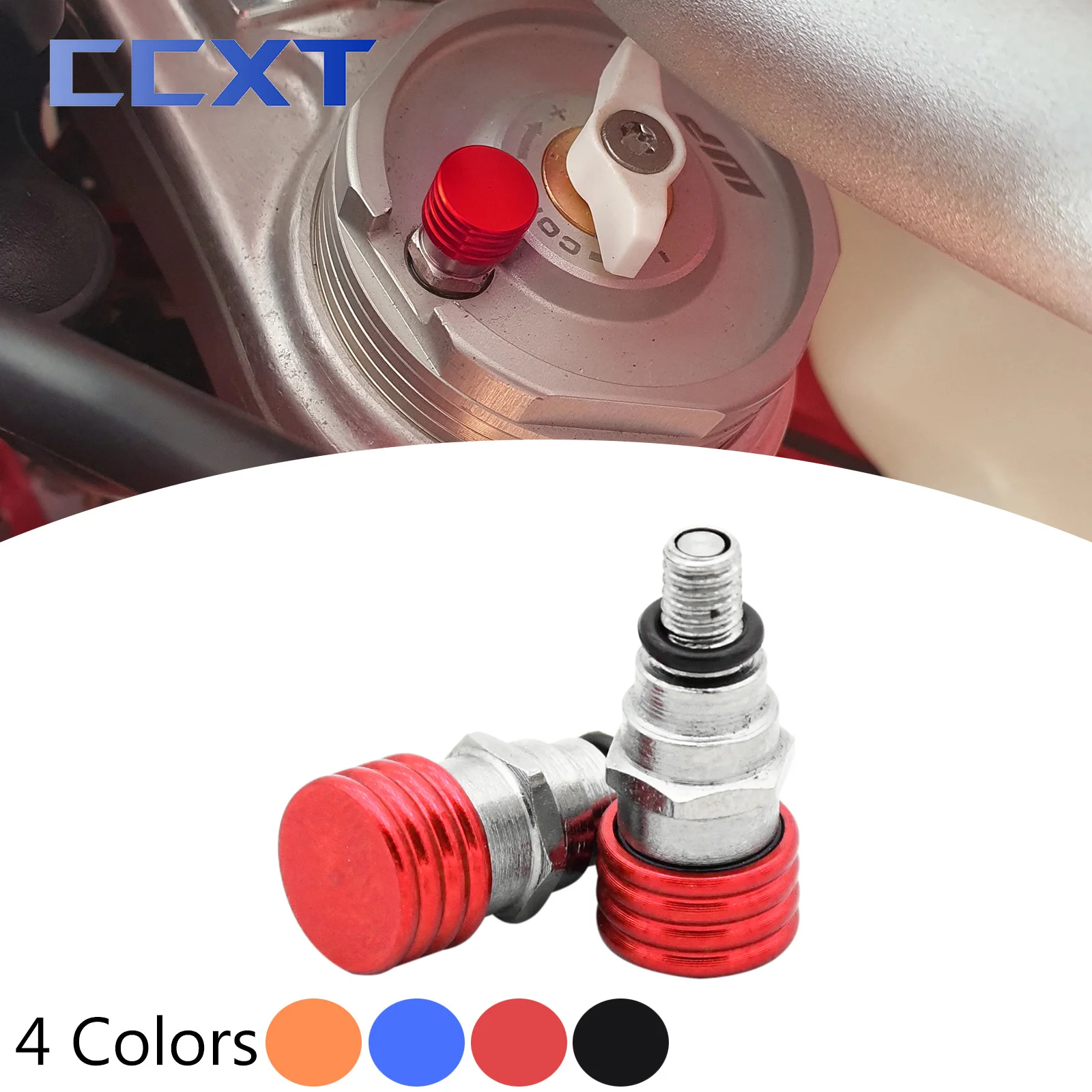 M4x0.7 CNC Fork Air Bleeder Valves For Husqvarna TE FE TC FC 85 125 250 300 350 450 501 2014-2019 For KTM XC XCW XCF EXC EXCF