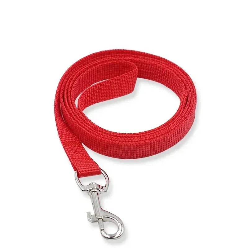 7 Colors 1.5cm Nylon Pet Dog Leash Harness Dog Collar Walking Training Leash Cats Dog Harness Collar Leash Strap Belt