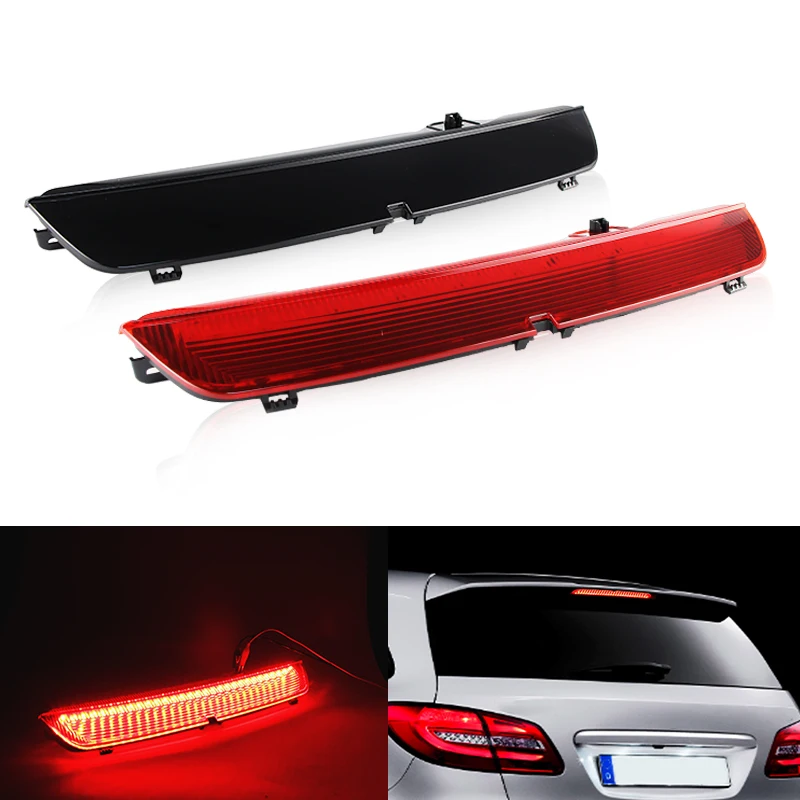 

1PC Car 3RD LED High Mount Brake Stop Light Tail Light For 2011-2018 Mercedes Benz B-Class W246 W242 OEM: A2468200156 2468200156