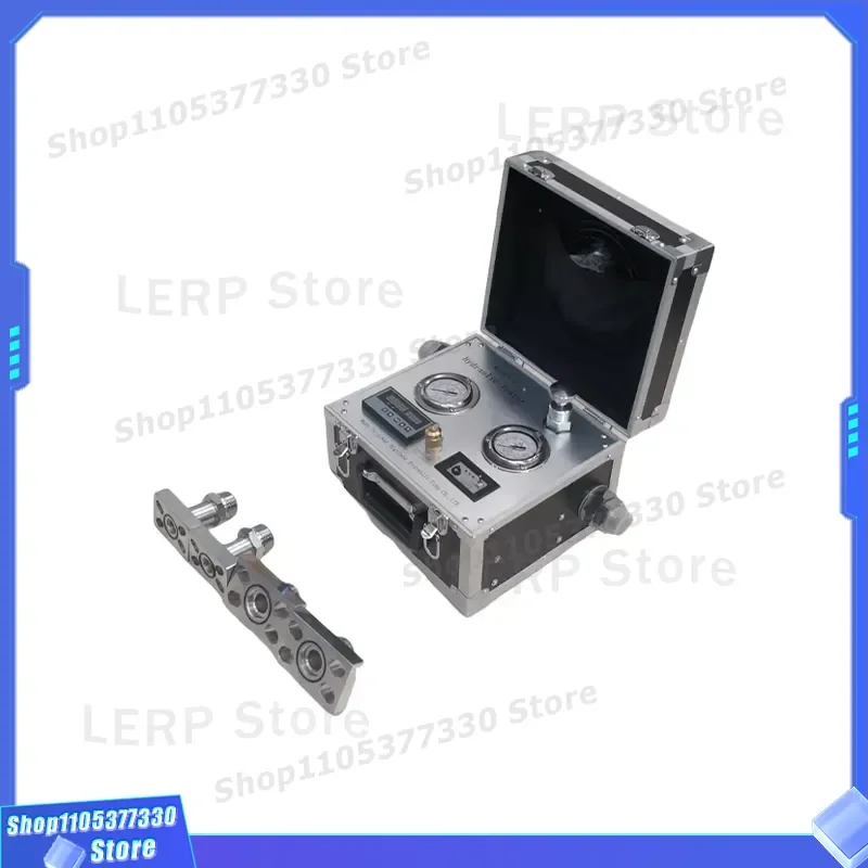 Portable Hydraulic Pressure Gauge Tester Kit for Flow System Testing Diagnostic Tool Professional Equipment for Industrial