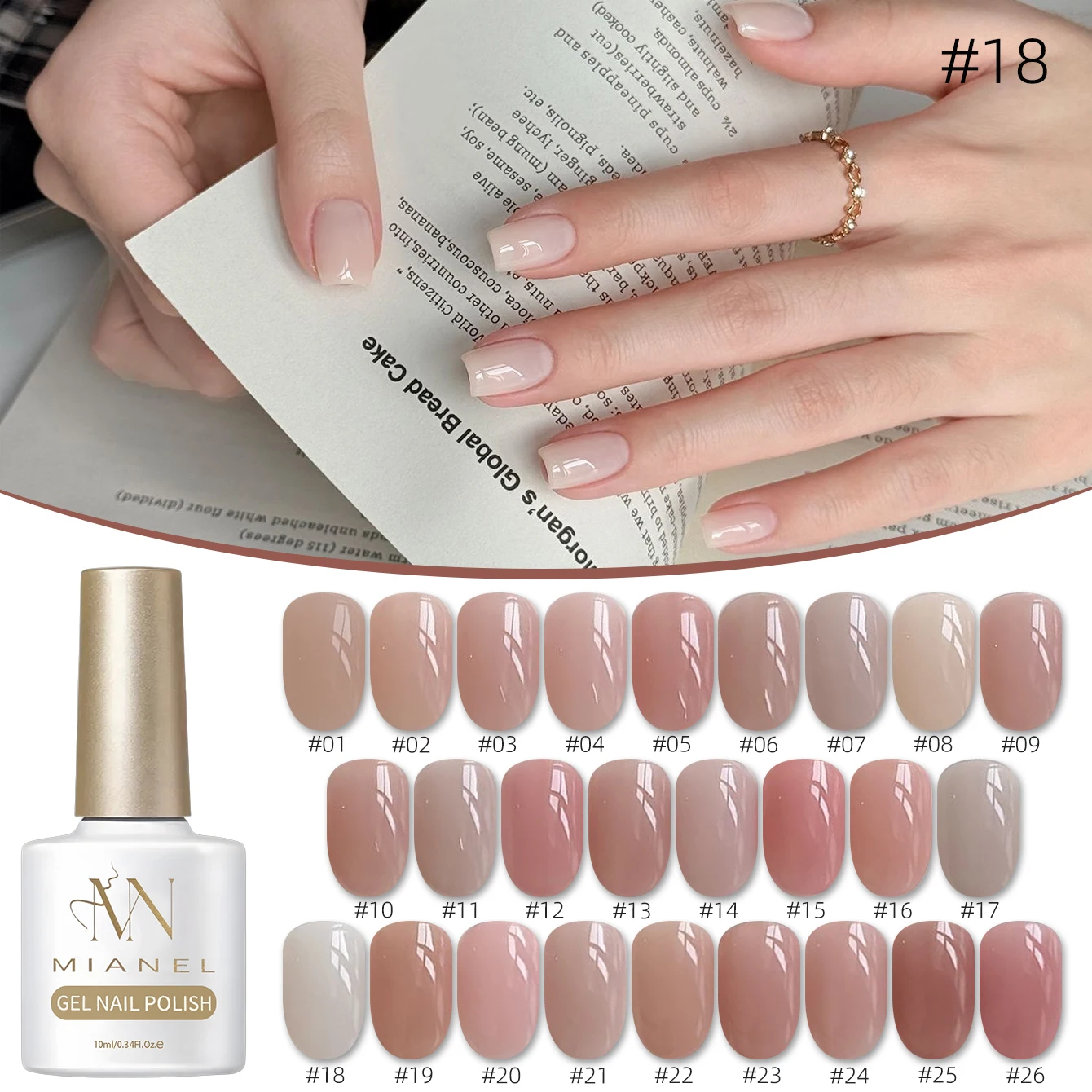 10ML 1PCS 2026 New Gentle Nude - Resin Art Uv Light recension och pris