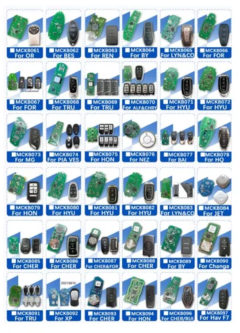 KEYECU For NXP Killer Copy Keys MCKB061 63 65 72 74 75 76 79 83 84 85 86 8 Adapter Easy to Operate Fit For KD X4 VVDI KYDZ Tool