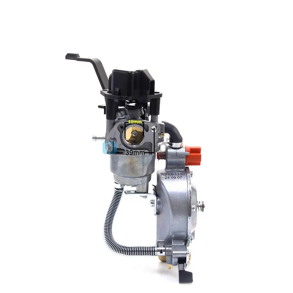 2024 P19B Frequency Conversion LPG Carburetor For GX160 168F 170F 3KW 6.5HP Gasoline Generator Dual Fuel Carburetor With Gaskets