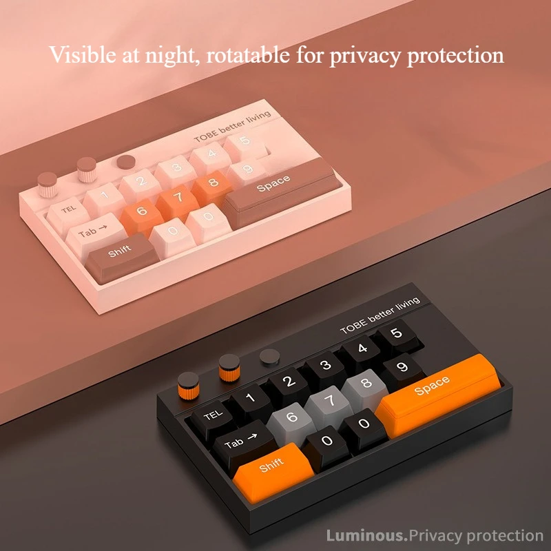 Creative Retro Keyboard Parking Number Sign Car Relocation Phone Number Reminder In-Car Accessory Car Parking Phone Number Plate