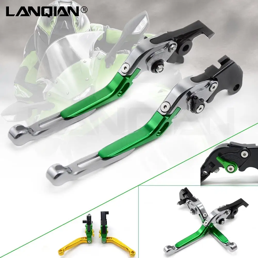 

For KAWASAKI Ninja ZX6R 636 ZX6RR ZX 6R 2005 2006 CNC Motorcycle Accessories Brake Clutch Levers Adjustable Folding Extendable