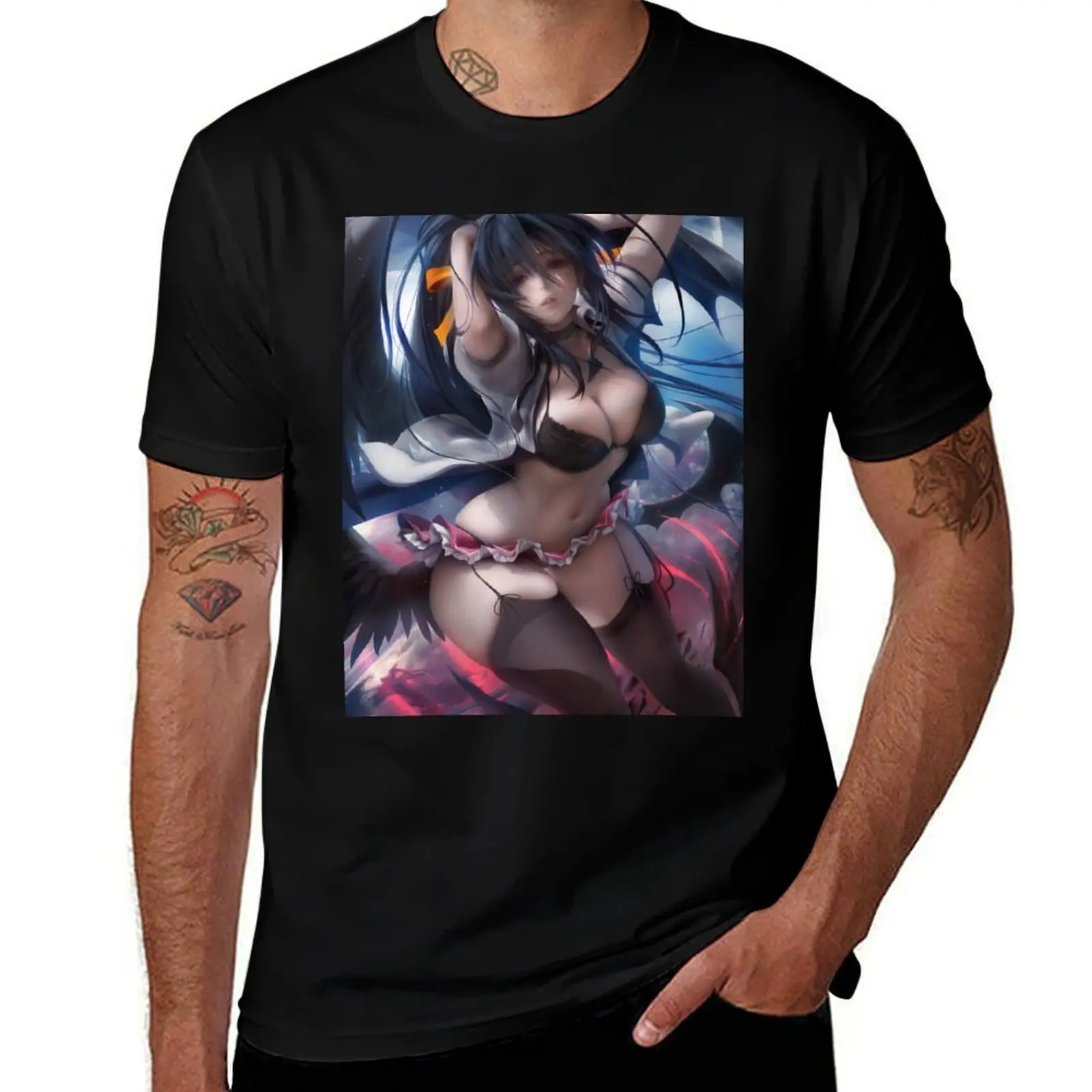 Akeno T-Shirt anime figures man t shirt mens graphic t-shirts funny