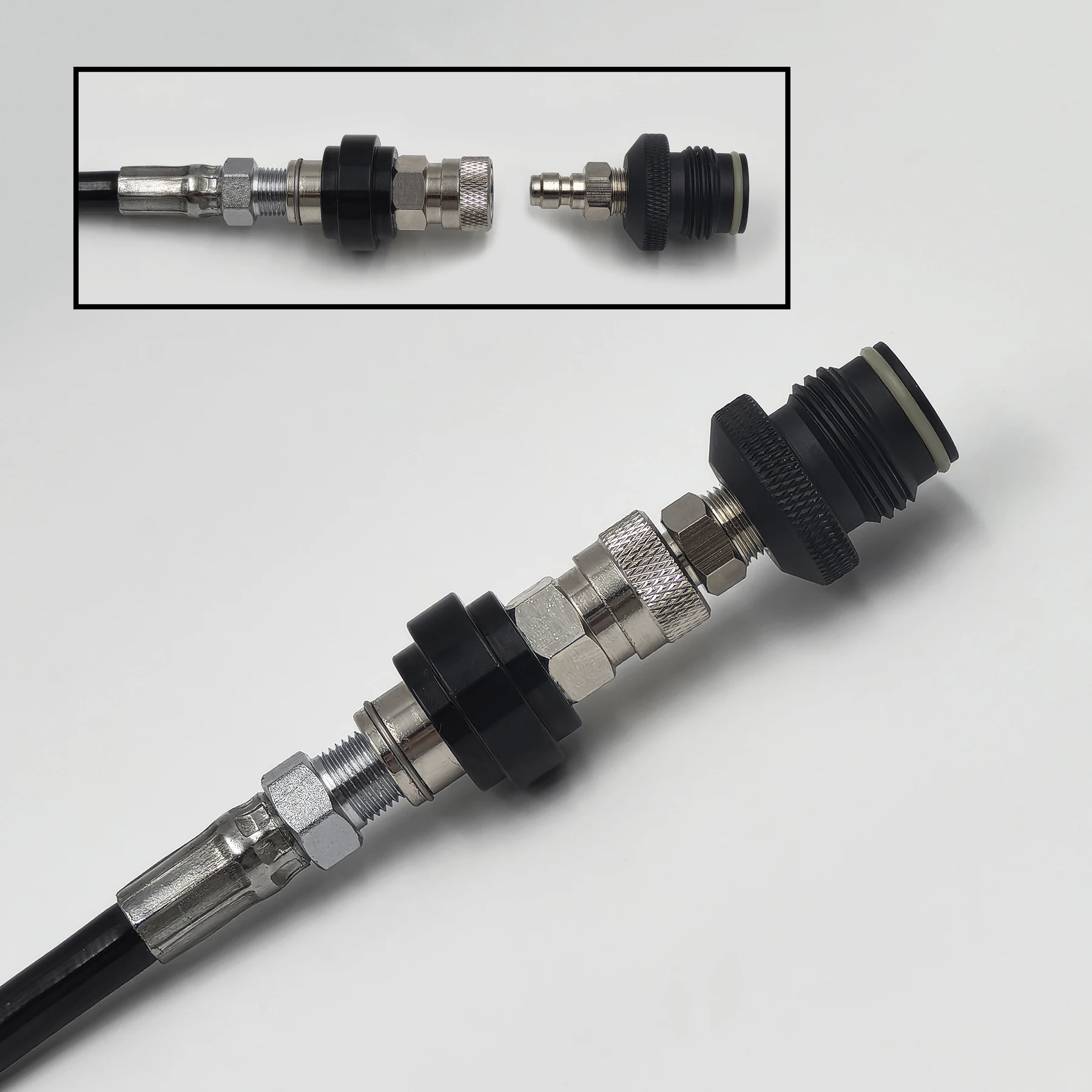 HPA Manguera remota 2,5m 3000PSI desconexión rápida 8mm - imagen 5