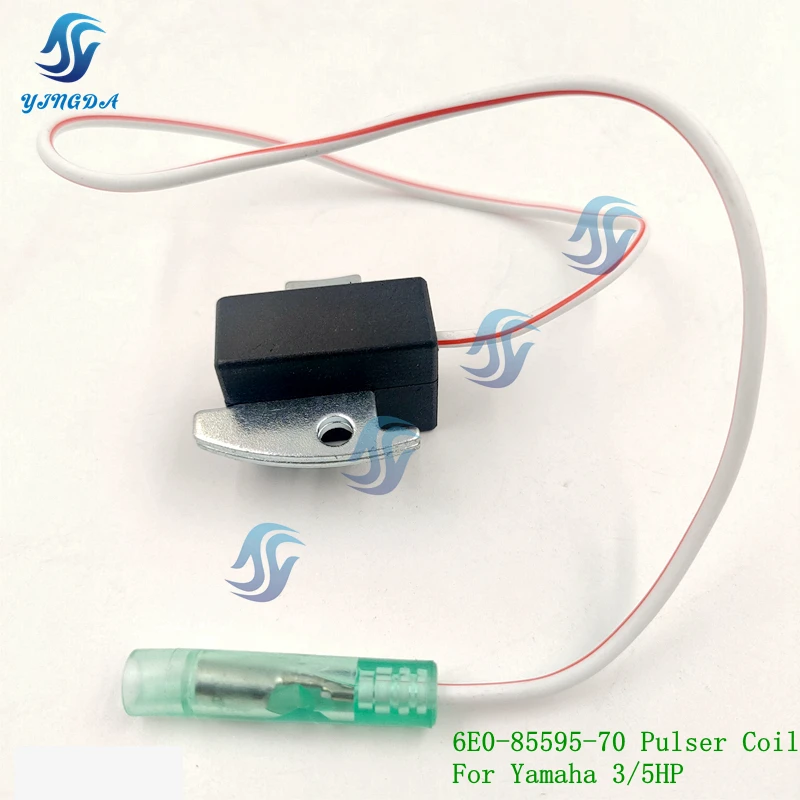 Boat Engine Pulser Coil 6E0-85592-70 6L5-85592-M0 and 6E0-85595-70 6L5-85595-M0 for Yamaha Outboard Motor 3HP 4HP 5HP 2-Stroke