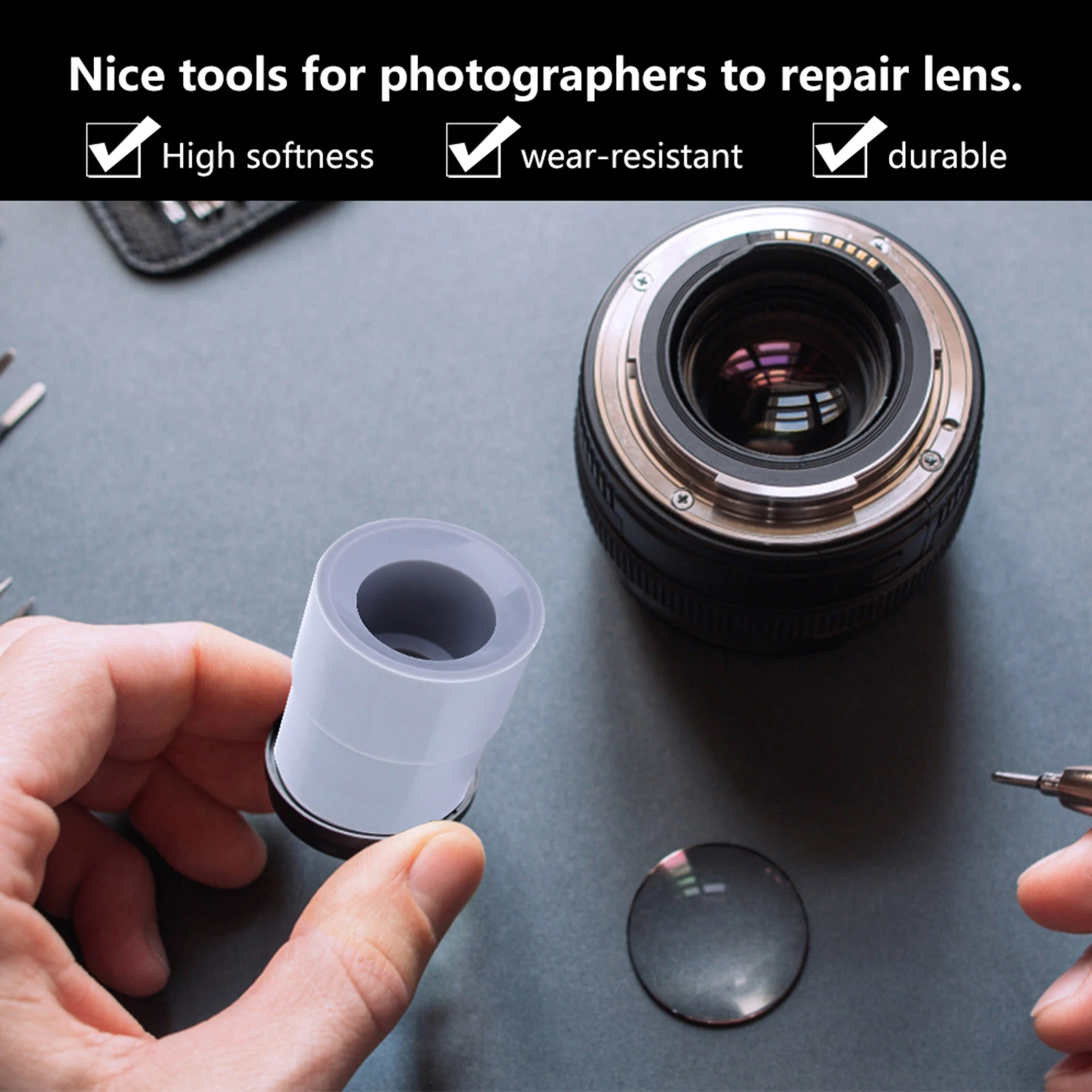 Camera DSLR Lens Repair Tool  8-83mm Lenses Removal Rubber Accessory Lens Remove  Rubber Camera Lens Remove Tool