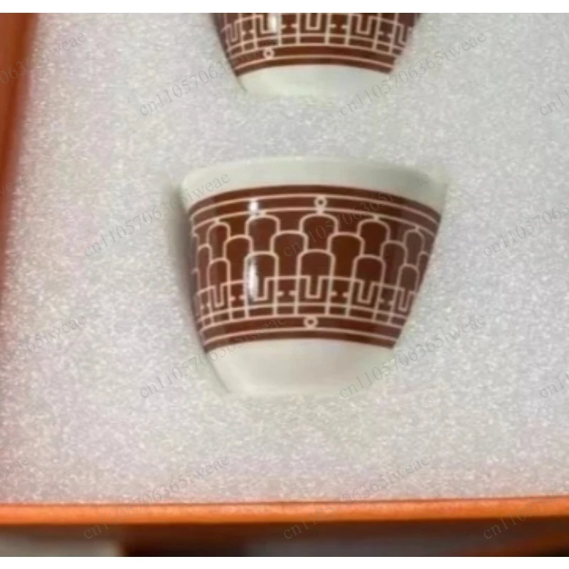 A set of 6 bone china tea cups
