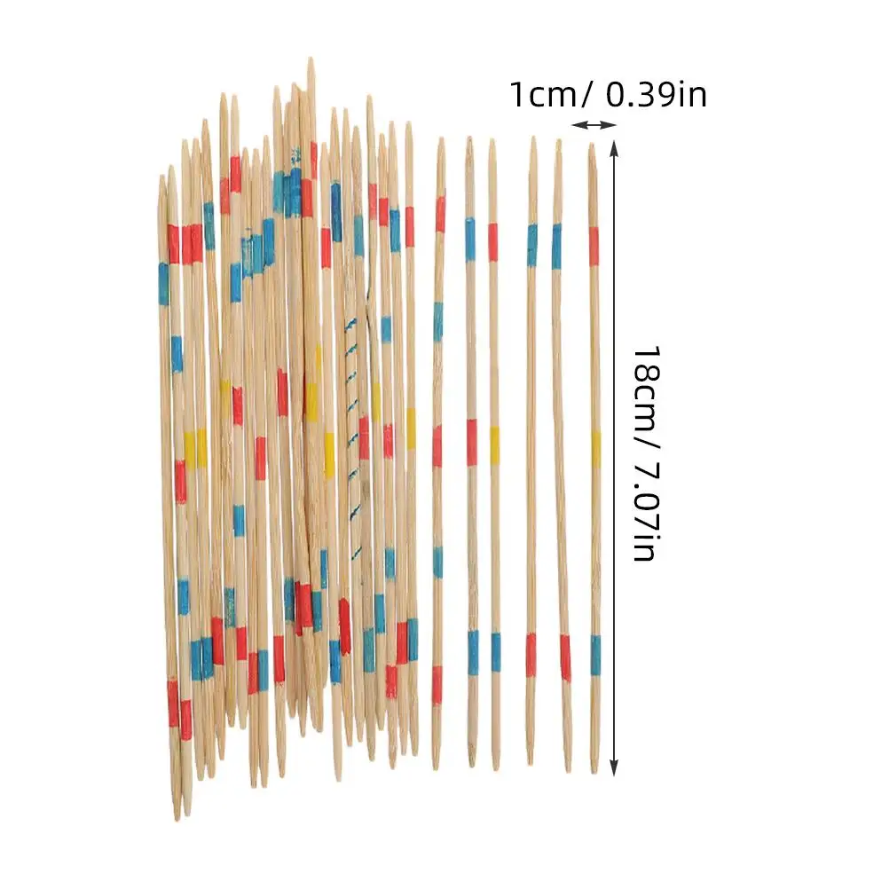4 กล่องไม้เลือก Stick การศึกษาครอบครัวเกมของเล่น Sticks ครอบครัวสําหรับผู้ใหญ่และเด็กเด็ก