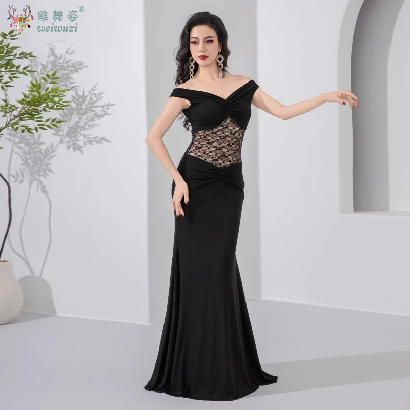 

Elegant Belly Dancing Costume Women's Comfortable Breathable Practice Clothes Oriental Group Dance Sexy and Fashionable Suit