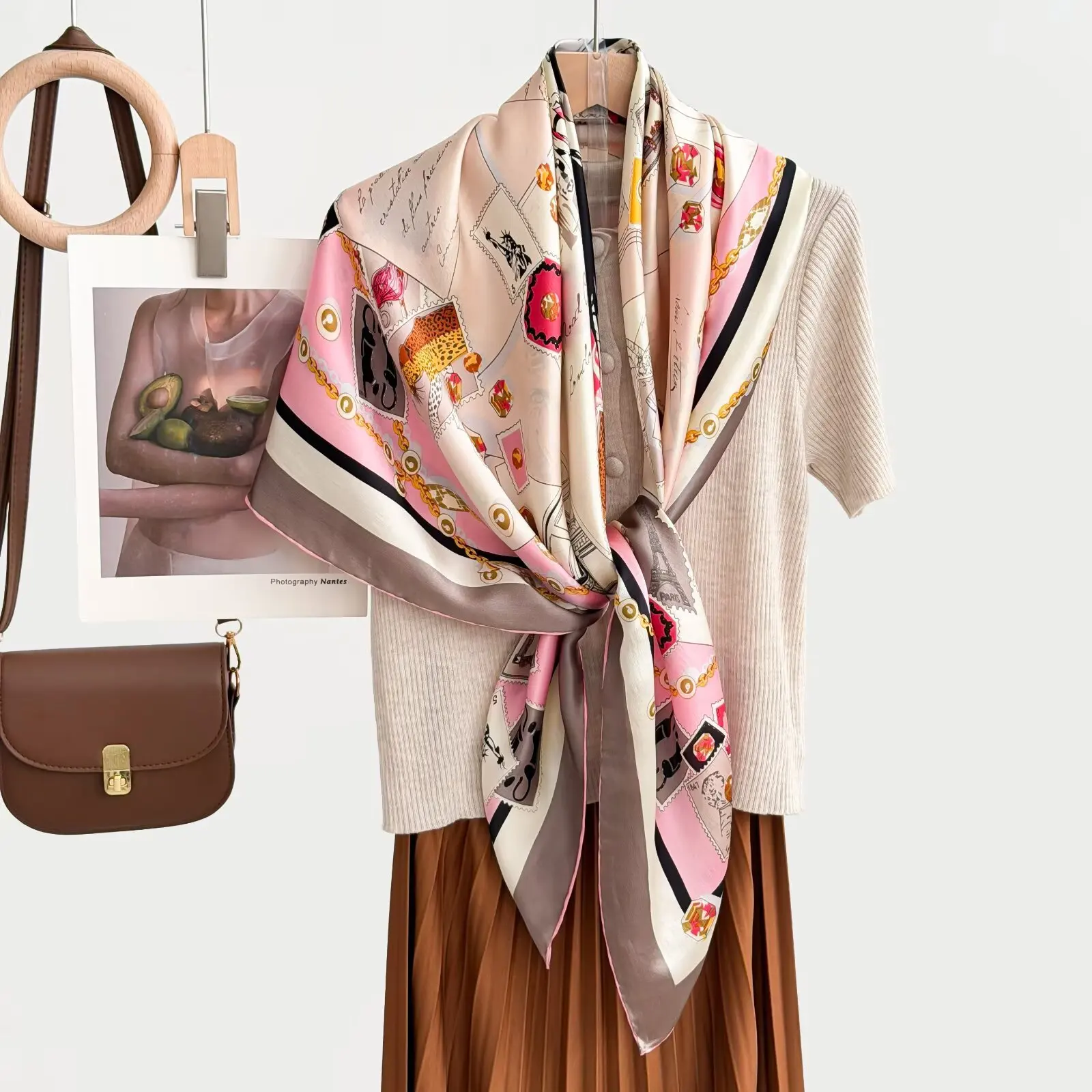silk-110cm-large-square-scarf-women's-spring-summer-versatile-print-shawl-scarf-two-way-gift-boxed-gift
