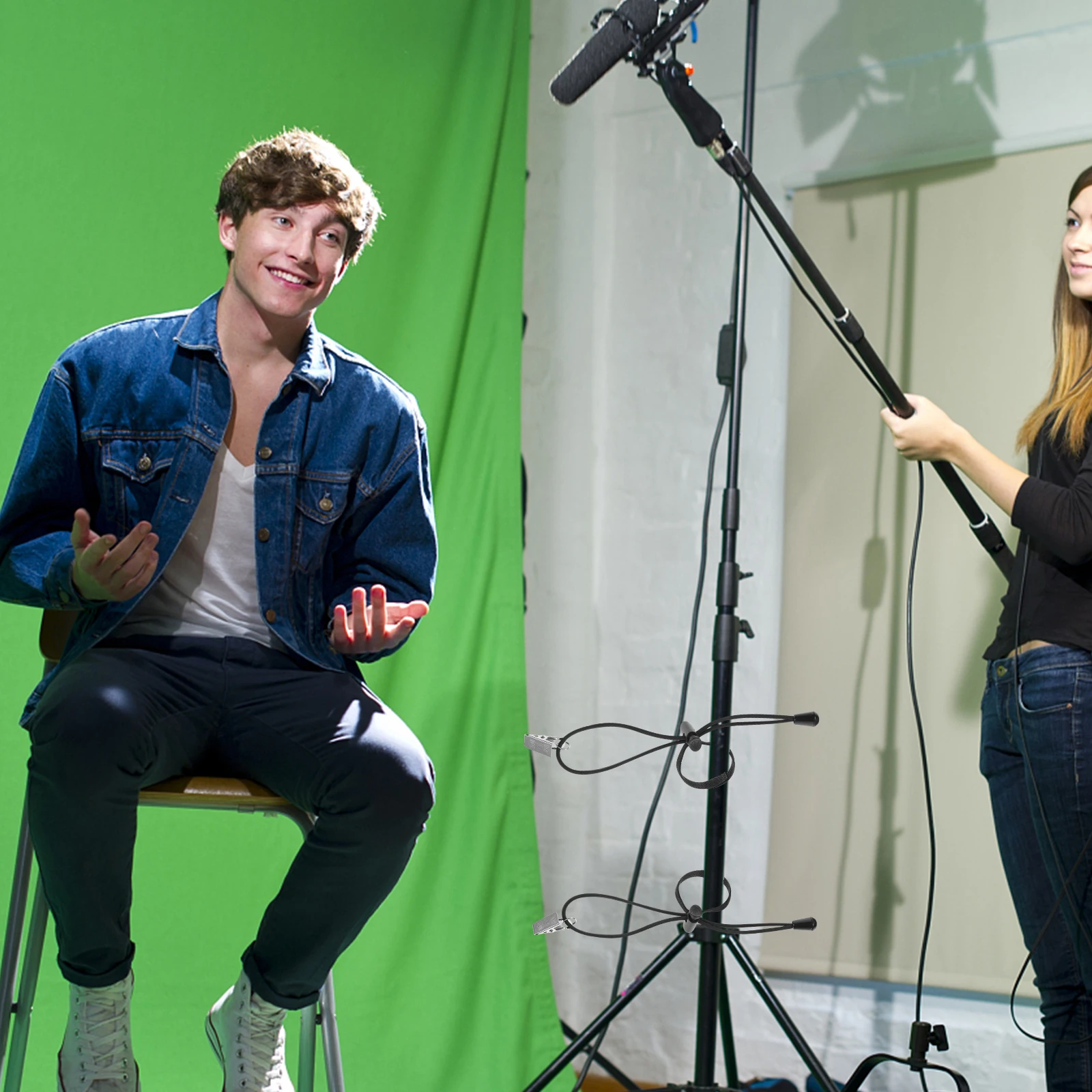 

12Pcs Background Backdrop Fix Holder Set for Photography Easy Adjustment Installation Smooth Backdrop Accessory