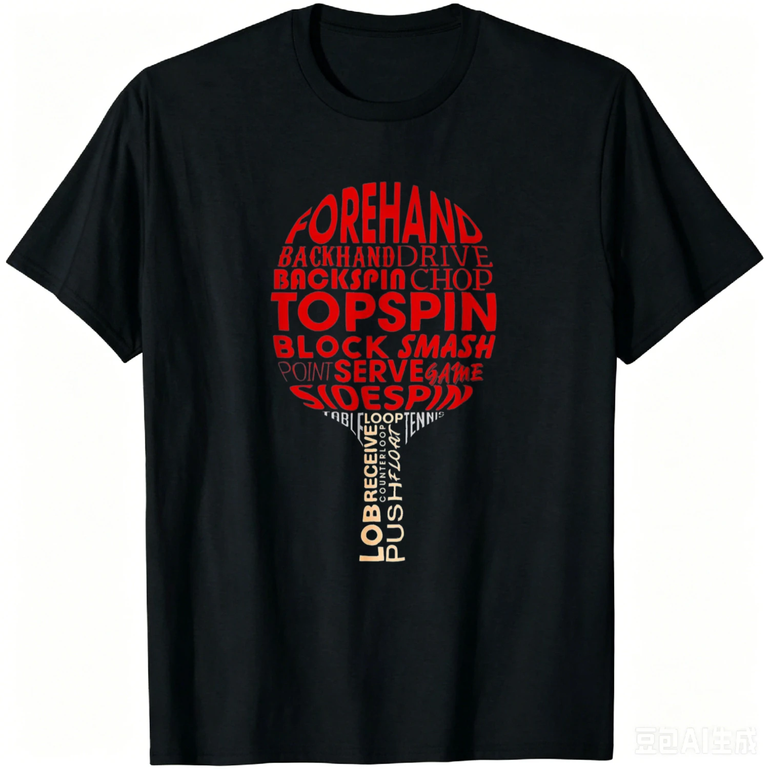 Table Tennis Ping Pong Racket Player Funny Men Women Gift T-Shirt Short Sleeve Tee Cotton Streetwear Clothing Tops Camiseta