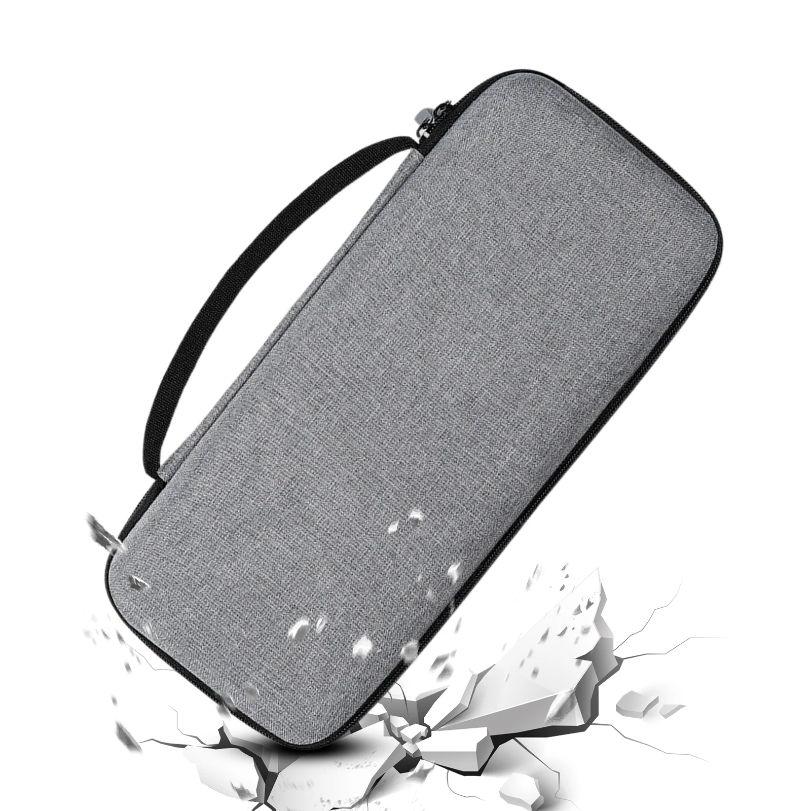 EVA Hard Shell Keyboard Mouse Carrying Case Waterproof Shockproof Portable Travel Organizer Bag 300D Fabric