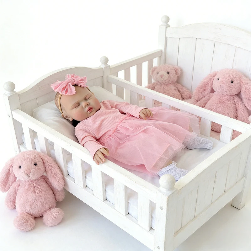 60cm 리본 토들러 여자아이 인형 피클 부드러운 면 장난감 어린이 선물