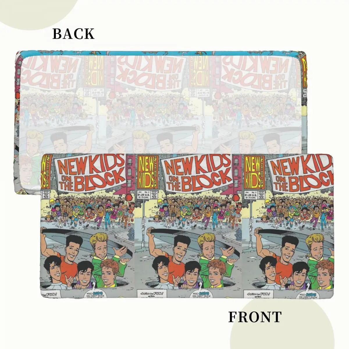 The New Kids On The Block NKOTB Custom Rectangular Tablecloth Waterproof Table Cover for Dining Events Table Cloth