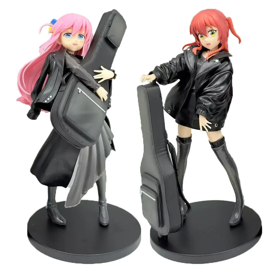 Anime Bocchi Rock Gotoh Hitori Kita Ikuyo Hugging Qin Doll Action Model Handmade Toy Collection Accessories Children's Gifts