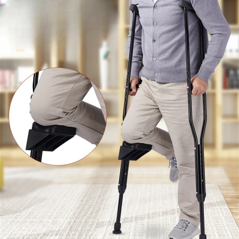 Medical crutches and crutches, lightweight double crutches, armpit, anti slip, single leg walking aids for