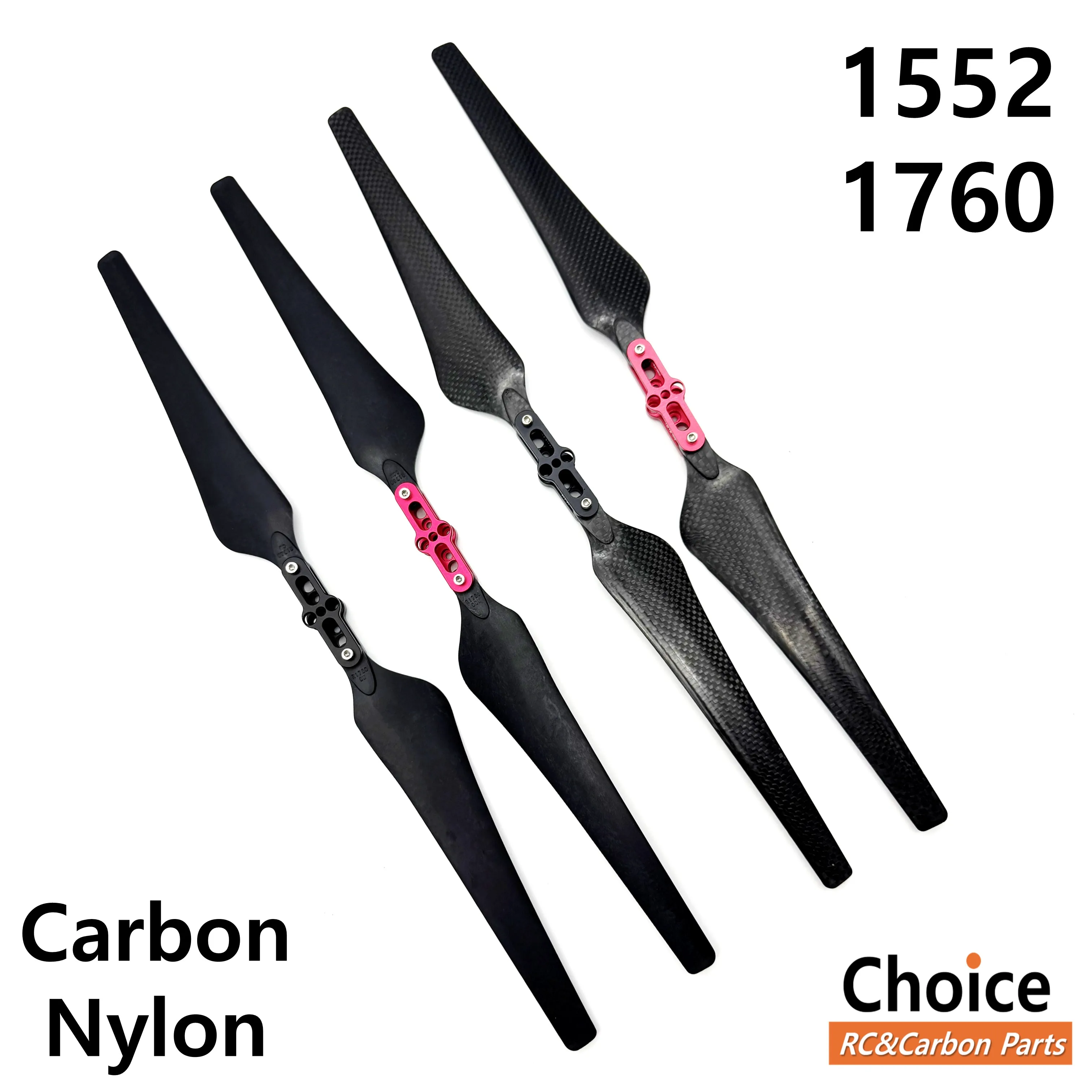 4Pcs Carbon Fiber Propeller 1552 1760 Props for Quadcopter UAV Drone Parts Camera Drone Accessories Diy Folding Blades