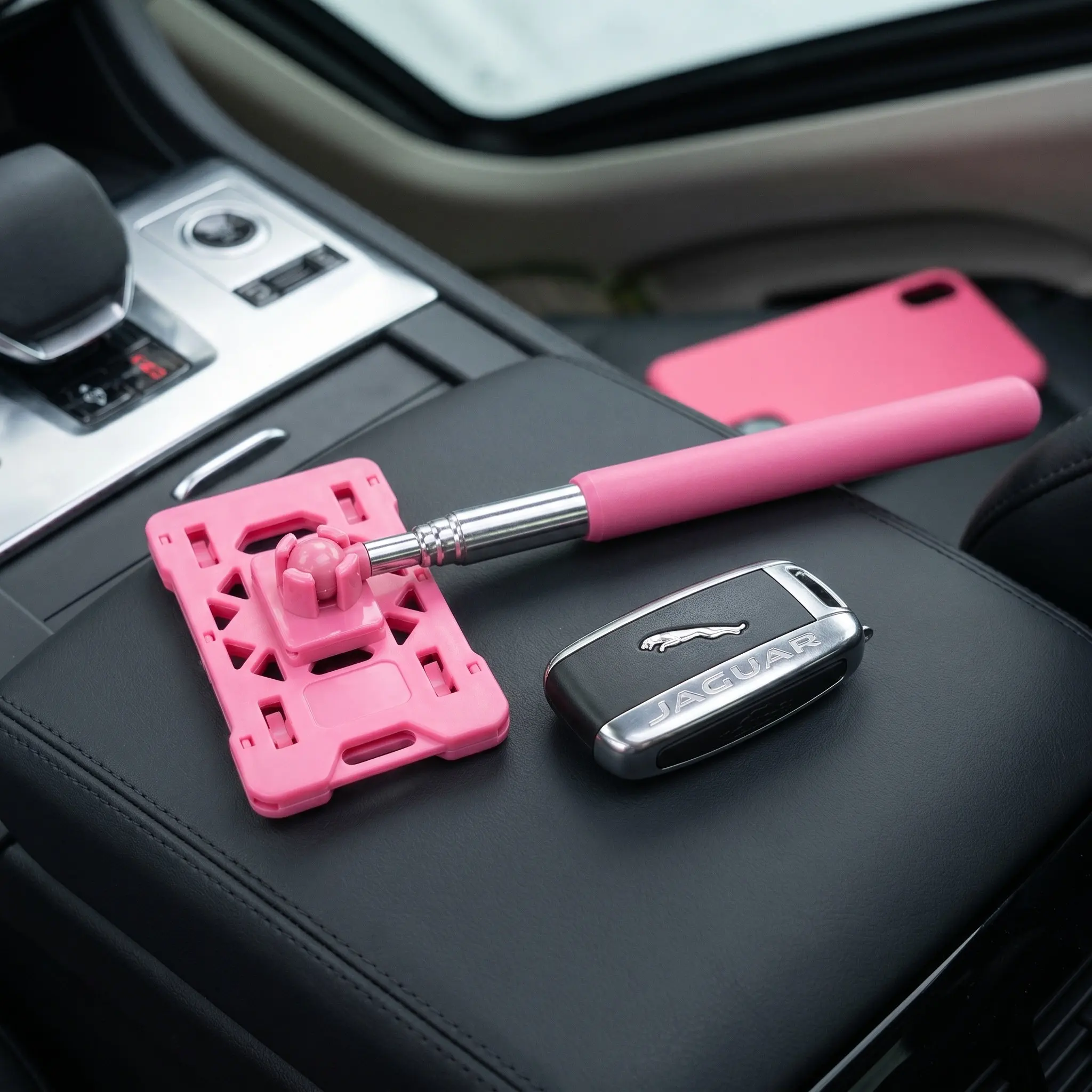 Car Parking Payment Rod Card Holder Toll Access Halloween Christmas Card Holder For Parking Card Holder Telescopic
