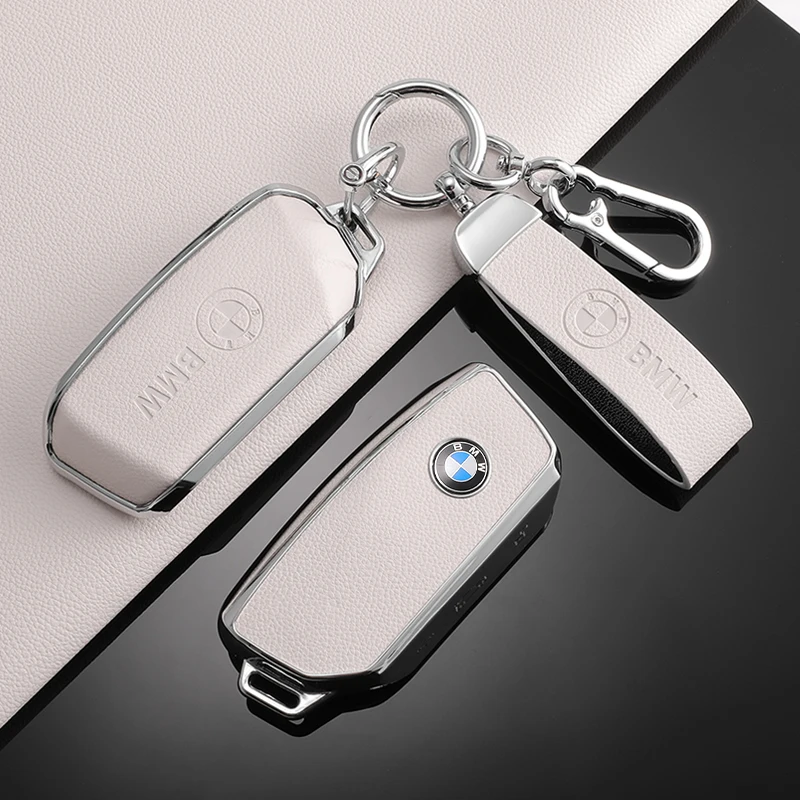 TPU Car Key Cover Case Shell Keychain Bag Accessories for BMW X1 U11 X7 X5 G05 LCI I7 IX XM Series 7 740Li U06 G81 M3 2023 2024