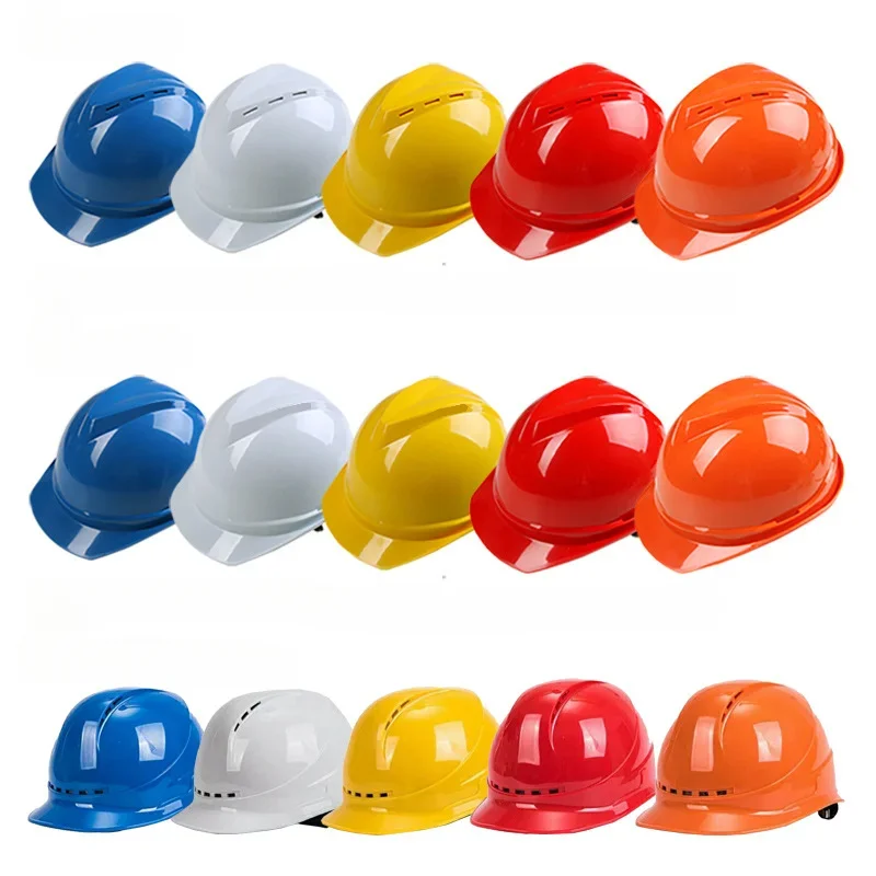 Adjsutable ThickenedOutdoor Working Safety Hard Hat Construction Workplace ABS Material Protective Cap