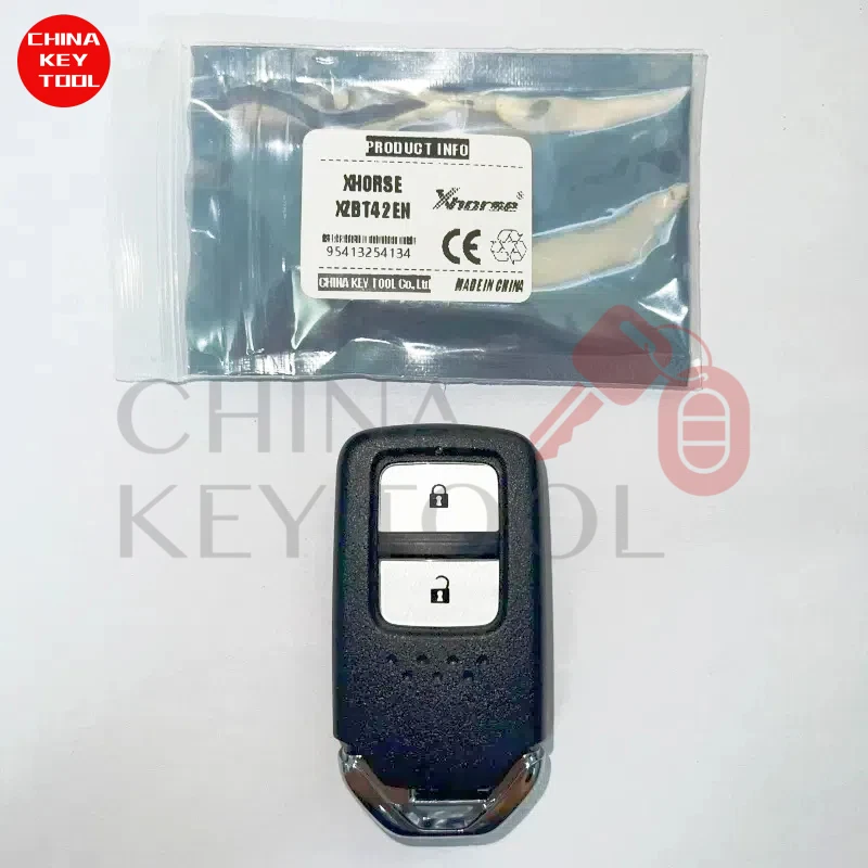 1PCS XHORSE XZBT42EN 2 Button For Honda Remote PCB With Key Shell