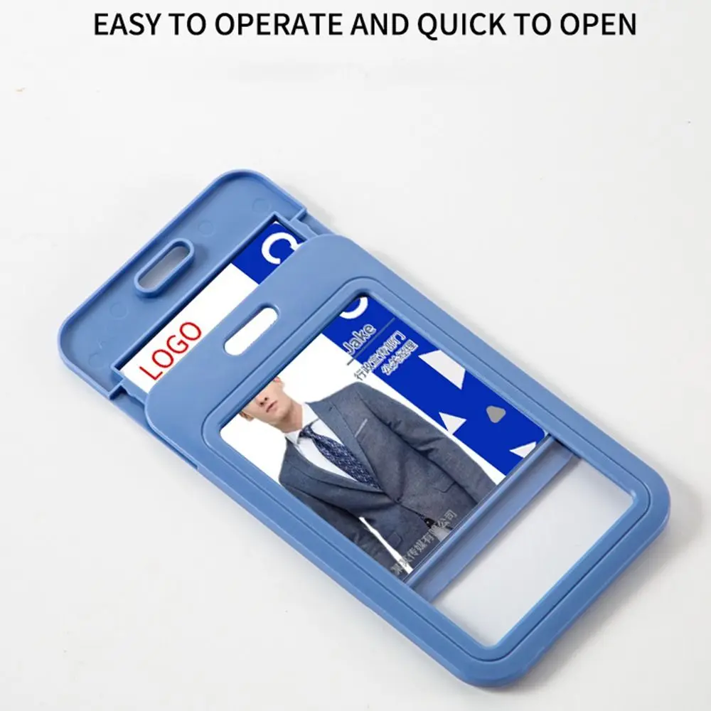 Tarjeta de visita, puerta, tarjeta de autobús, tarjeta de identificación, cordón, tarjetero, funda para tarjetas Simple, Protector de tarjeta Horizontal, cubierta Vertical para tarjetas