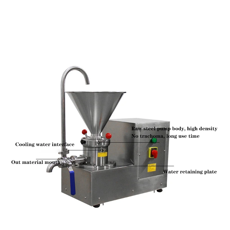 JMS60 الفولاذ المقاوم للصدأ طحن السمسم كسارة المنزلية زبدة الفول السوداني الصويا مستحلب آلة 110 فولت/220 فولت