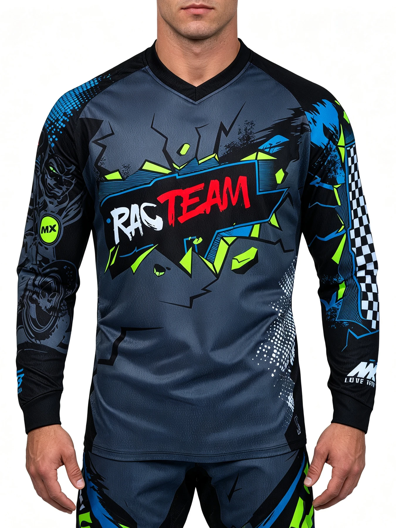 Downhill Jersey Men's Long Sle - огляд і ціна Mountain Biking Long Sleeve Shirt