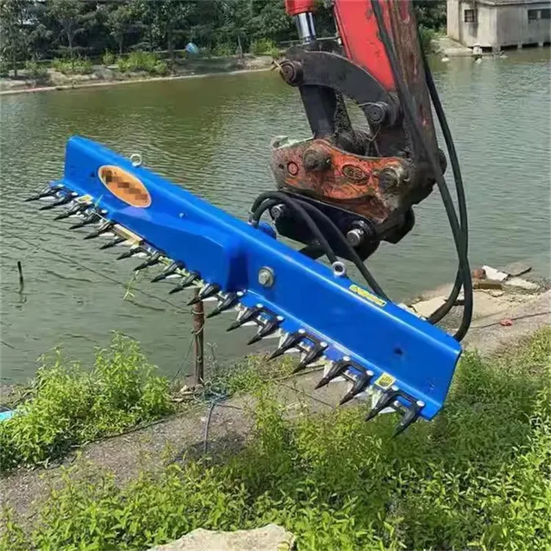 Hydraulic Hedge Cutter Trimmer Mounted for Mini Excavator farm Tractor skid steer Loader using of hedges and branches 40 mm