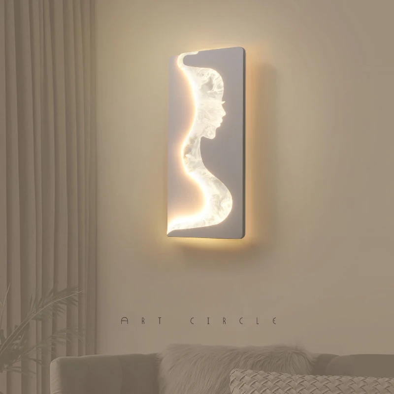 

Wall Lamp Milan Designer Creative Art Simple Modern Decor Atmosphere Lights Living Room Bedroom Indoor Lighting Loft Fixtures