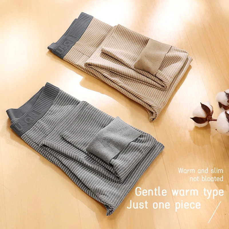 سراويل حرارية ضيقة للرجال ، أسفل ناعم مزدوج الجوانب ، سراويل رياضية ، مقاومة للبرد ، قطن ، خريف وشتاء