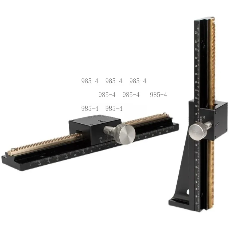 Gear Rack Type Manual Linear Stage LWX60-40-25-100 X Axis Dovetail Slide Fine Tuning Platform