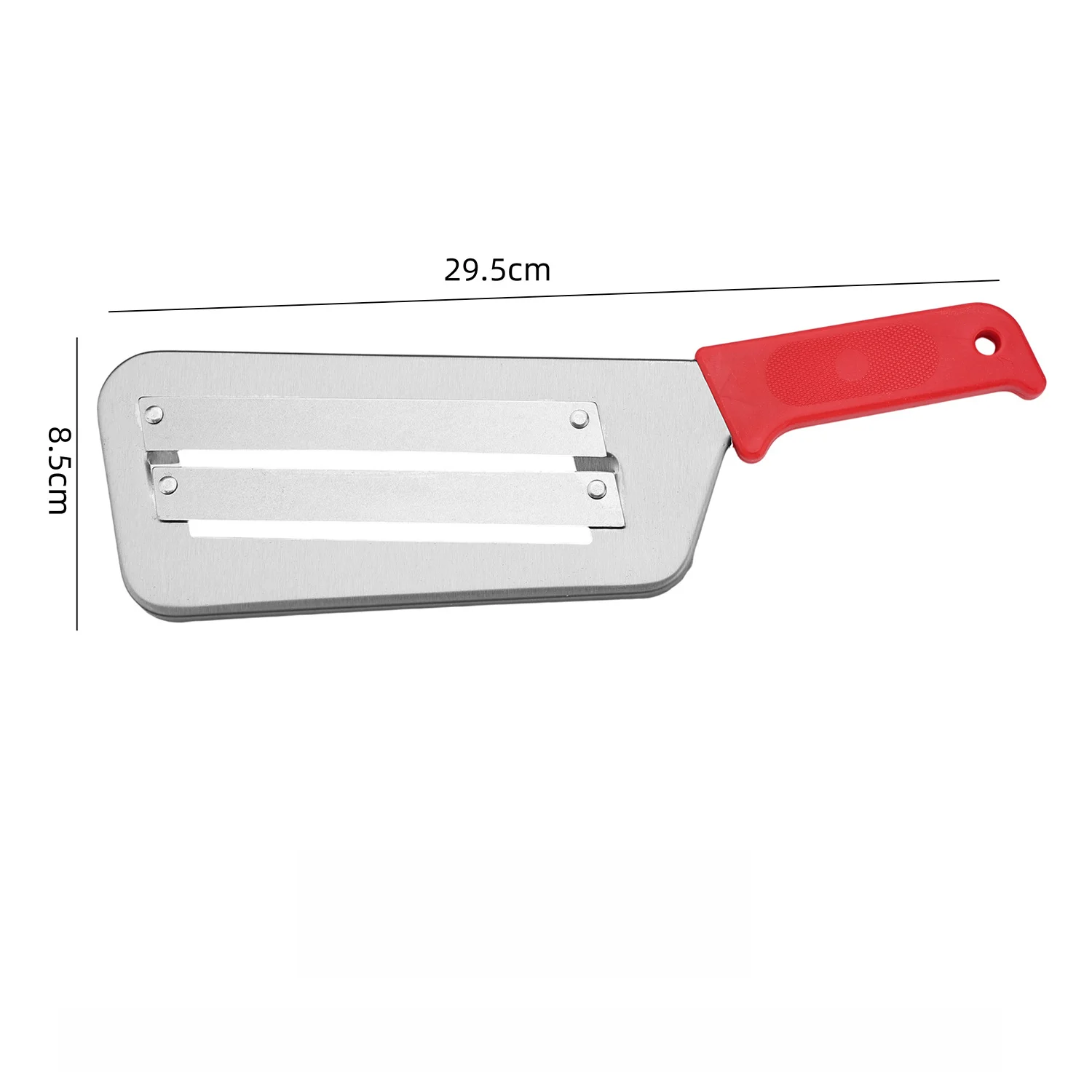 Stainless Steel Cabbage Slicer Shredder for Vegetables For Fruits Salad Coleslaw Prep Compact Kitchen Tool Black Red