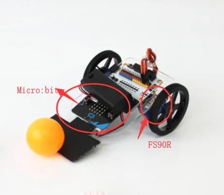 2 Buah Motor Servo Mikro Robot Mobil Cerdas Feetech FS90R Roda Dengan Mobil Rc Kompatibel Dengan Konektor Grove Seeed