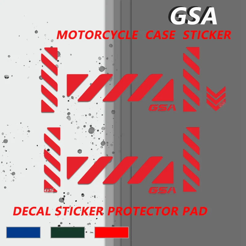 For BMW G310 GS G310R F700GS F 800GS F650GS Motorcycle Side Box Sticker Tail Luggage Case Reflective Decorative Stickers Decals